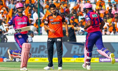 Umran Malik of the Sunrisers Hyderabad