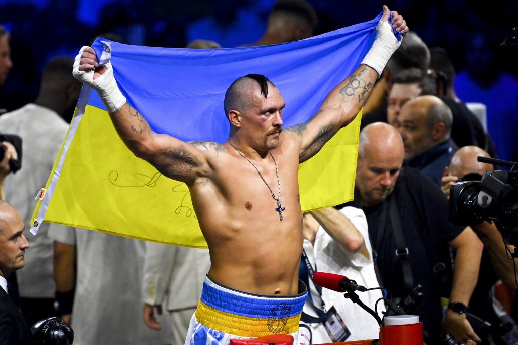 Oleksandr Usyk of Ukraine