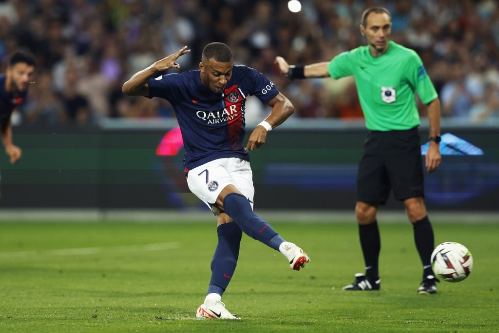 Paris Saint Germain's Kylian Mbappe