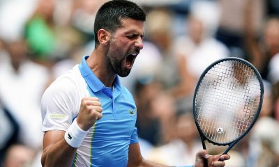 Novak Djokovic of Serbia