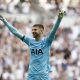 Goalkeeper Guglielmo Vicario of Tottenham
