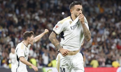 Real Madrid's striker Joselu