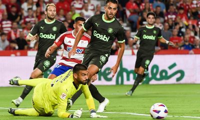 Girona's Argentinian goalkeeper Paulo Gazzaniga