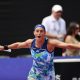 French tennis player Caroline Garcia in action