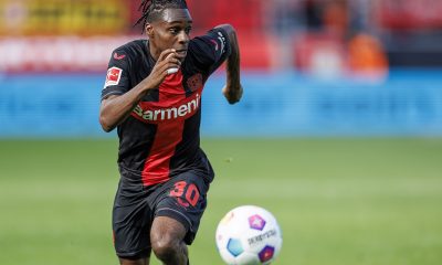 Leverkusen's Jeremie Frimpong