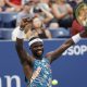 Frances Tiafoe of the United States celebrates