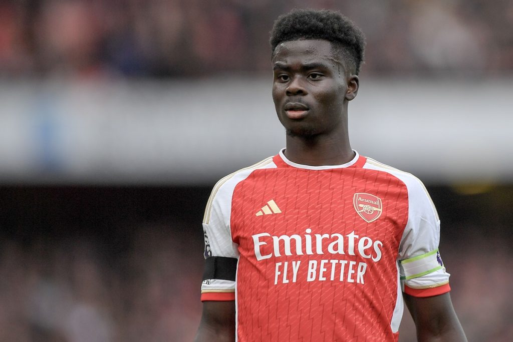 Bukayo Saka of Arsenal