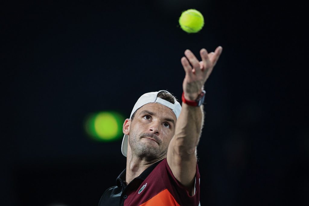 Grigor Dimitrov of Bulgaria