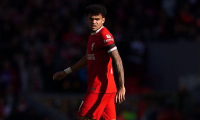 Liverpool's Luis Diaz during