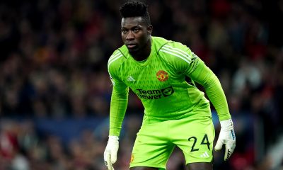 Manchester United goalkeeper Andre Onana