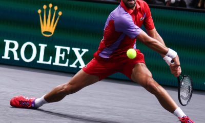 Novak Djokovic of Serbia