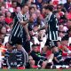 Manchester United's Jonny Evans (left) comes on for the substituted Victor Lindelo