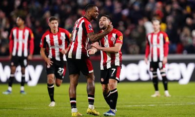 Ivan Toney and Neal Maupay of Brentford
