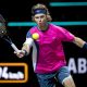 epa11878793 Andrey Rublev of Russia in action during his match against Fabian Marozsan of Hungary at the Rotterdam Open tennis tournament in Rotterdam, the Netherlands, 06 February 2025. EPA/SANDER KONING