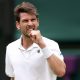 epa11462276 Cameron Norrie of Britain celebrates a point during the Men's 3rd round match against Alexander Zverev of Germany at the Wimbledon Championships, Wimbledon, Britain, 06 July 2024. EPA/ADAM VAUGHAN EDITORIAL USE ONLY