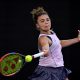 epa11832926 Jasmine Paolini of Italy in action during her Women's Singles round three match against Elina Svitolina of Ukraine at the Australian Open tennis tournament in Melbourne, Australia, 18 January 2025. EPA/JAMES ROSS AUSTRALIA AND NEW ZEALAND OUT