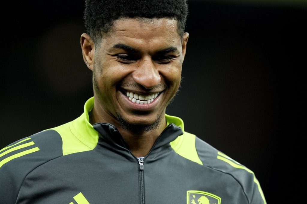 Marcus Rashford of Aston Villa
