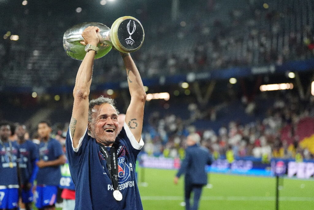 Luis Enrique of PSG