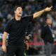 Arsenal manager Mikel Arteta gestures on the touchline during the UEFA Champions League, league phase match at the Stadio Diego Armando Maradona, Naples, Italy.