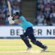 CHESTER-LE-STREET, ENGLAND - SEPTEMBER 22: England batsman Will Jacks bats during the 1st Metro Bank ODI between England and Sri Lanka at Banks Homes Riverside on September 22, 2026 in Chester-le-Street, England. (Photo by