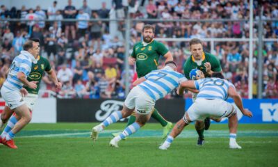 Andre Esterhuizen for the Springboks