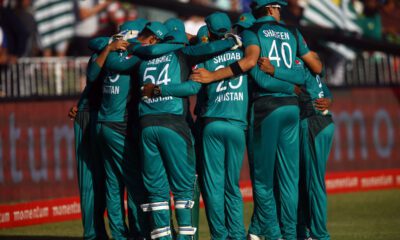 Pakistan Team Huddle