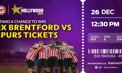 Brentford V Tottenham_Hollywoodbets_Ticket_Giveaway