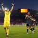 Aston Villa goalkeeper Emiliano Martinez celebrates after the Premier League match at St. Mary's Stadium, Southampton. Picture date: Saturday January 21, 2023. Aston Villa goalkeeper Emiliano Martinez celebrates after the Premier League match at St. Mary's Stadium, Southampton. Picture date: Saturday January 21, 2023. EPA/ Andrew Matthews