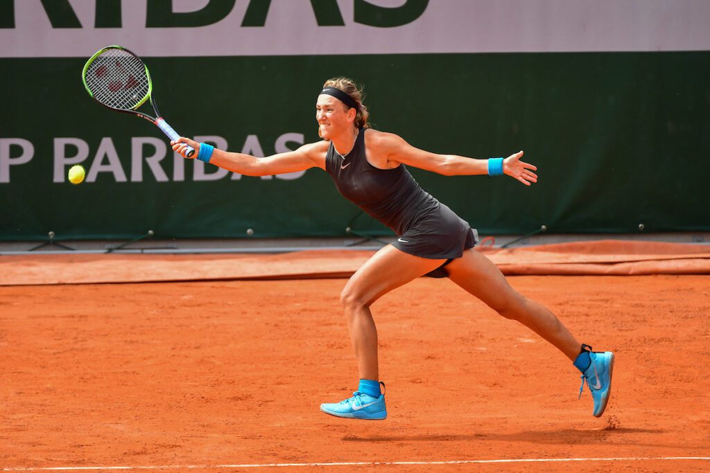 Victoria Azarenka during Day 2 of the French Open 2018 on May 28, 2018 in Paris, France. (Photo by Dave Winter/Icon Sport)