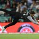 Mitchell Santner of New Zealand