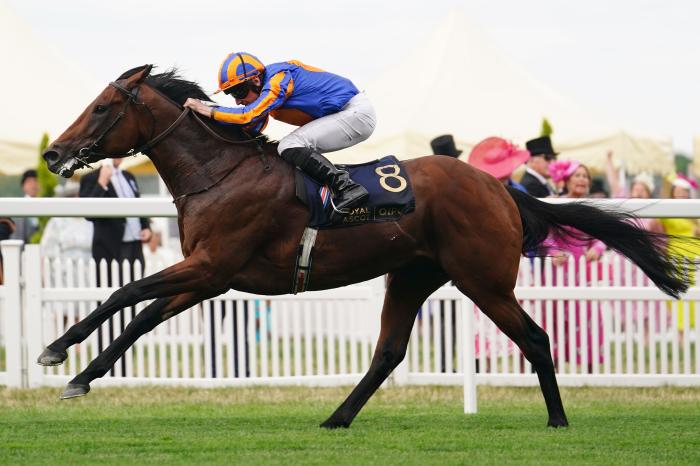 Paddington ridden by Ryan Moore wins The St James's Palace Stakes during day one of Royal Ascot at Ascot Racecourse, Berkshire. Picture date: Tuesday June 20, 2023.