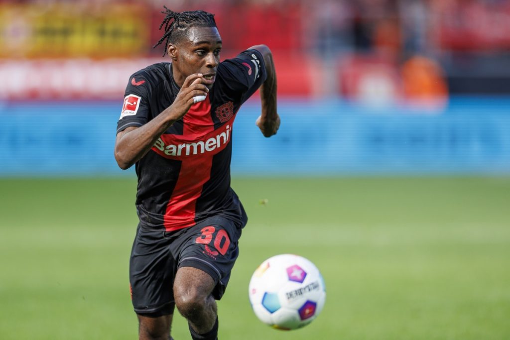 Leverkusen's Jeremie Frimpong