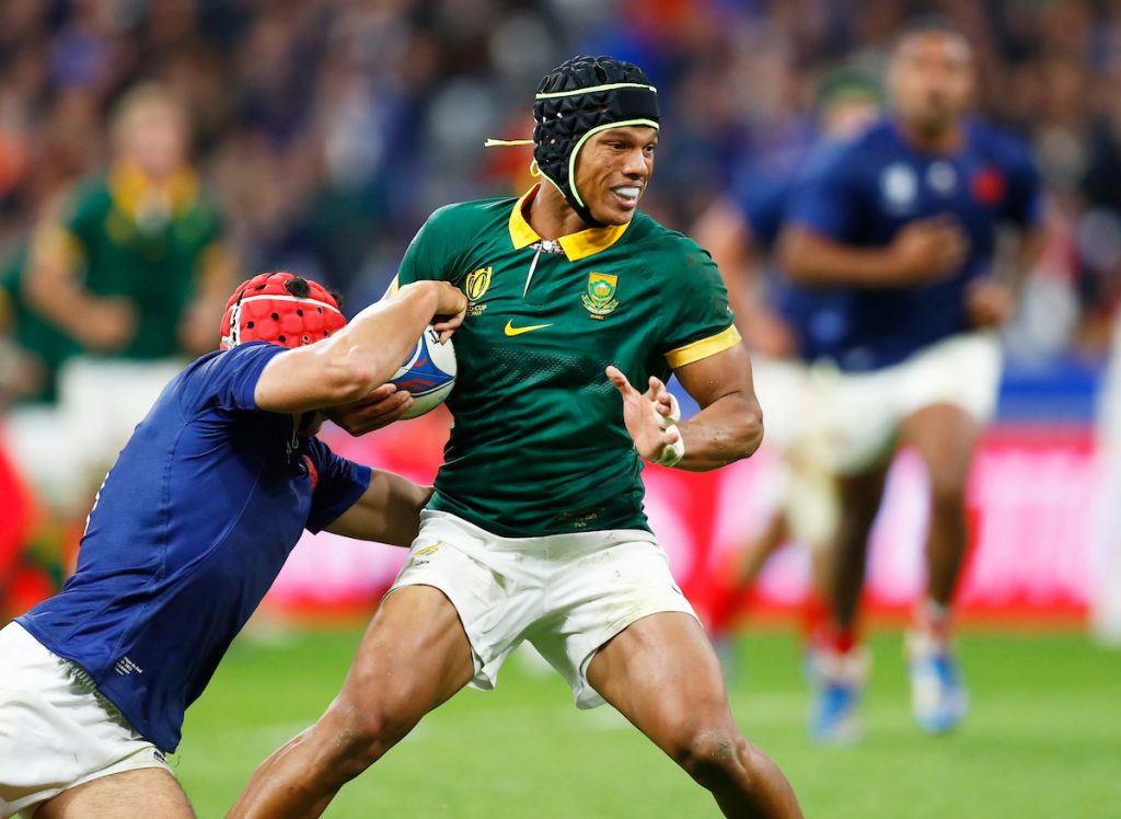 Kurt-Lee Arendse of the Springboks