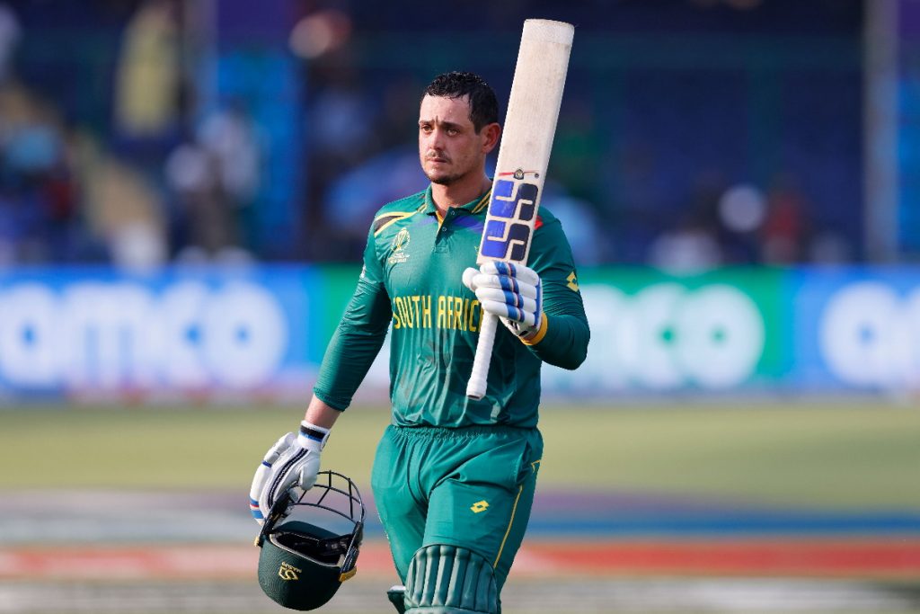 Quinton de Kock of the Proteas - CWC 2023