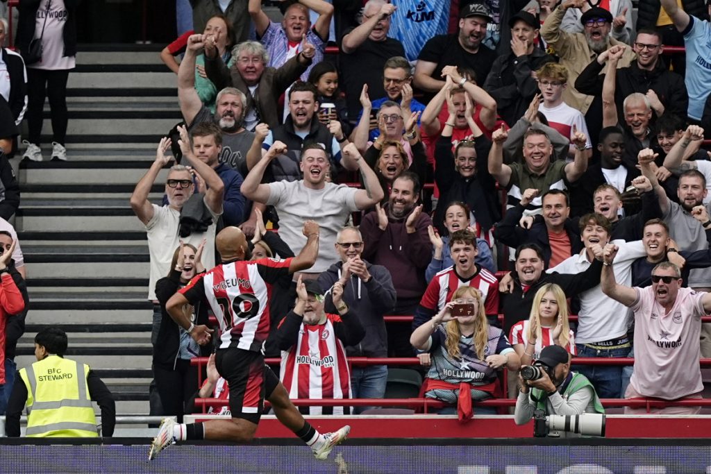 Bryan Mbeumo of Brentford