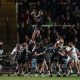 Callum Chick of Newcastle wins a lineout - Gallagher Premiership