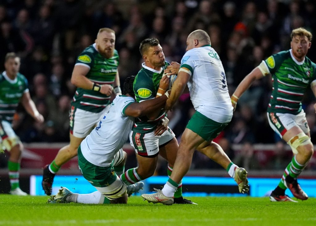 Handre Pollard of the Leicester Tigers