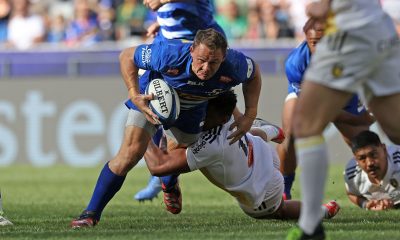 Mandatory Credit: Photo by Steve Haag Sports/INPHO/Shutterstock (14422130bj) DHL Stormers vs La Rochelle. DHL Stormers' Deon Fourie Investec Champions Cup Round of 16, DHL Stadium, Cape Town, South Africa - 06 Apr 2024