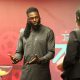 Emmanuel Adebayor during the 2022 FIFA World Cup Draw for the CAF Playoffs at the Krystal Hotel in Douala, Cameroon on 22 January 2022 ©Alain Guy Suffo/BackpagePix