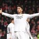 epa11862218 Jude Bellingham of Real Madrid celebrates after scoring the 0-2 goal during the UEFA Champions League soccer match between Stade Brestois 29 and Real Madrid, in Guingamp, France, 29 January 2025. EPA/CHRISTOPHE PETIT TESSON