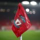 epa11842582 The corner flag inside Anfield stadium ahead of the UEFA Champions League league phase match between Liverpool FC and LOSC Lille, in Liverpool, Britain, 21 January 2025. EPA/ADAM VAUGHAN