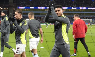 Aston Villa's Ollie Watkins applauds the fans before the UEFA Champions League, league stage match at Villa Park, Birmingham. Picture date: Wednesday January 29, 2025.