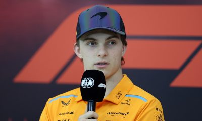 epa11758455 McLaren driver Oscar Piastri of Australia attends a press conference ahead of the Formula One Abu Dhabi Grand Prix, in Abu Dhabi, United Arab Emirates, 05 December 2024. The 2024 Formula One Abu Dhabi Grand Prix will be held on the Yas Marina Circuit racetrack on 08 December. EPA/ALI HAIDER