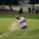 epa11828488 Adam Scott of Australia hits a bunker shot during the first round of the 2025 Dubai Desert Classic golf tournament in Dubai, United Arab Emirates, 16 January 2025. EPA/ALI HAIDER