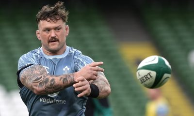 Ireland's Andrew Porter during the team run at the Aviva Stadium, Dublin. Picture date: Thursday November 7, 2024.