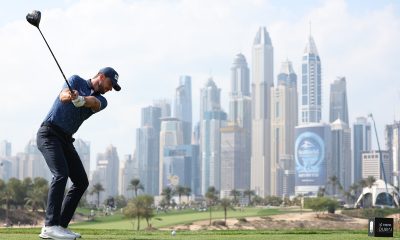 epa11835758 Laurie Canter of England in action during the final round of the Hero Dubai Desert Classic 2025 Golf tournament in Dubai, United Arab Emirates, 19 January 2025. EPA/ALI HAIDER