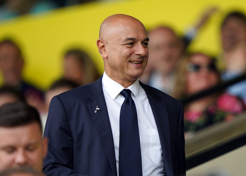 File photo dated 22-05-2022 of Tottenham chairman Daniel Levy. Tottenham are "in discussions with prospective investors" in a bid to "capitalise on our long-term potential", chairman Daniel Levy has revealed. Issue date: Wednesday April 3, 2024.