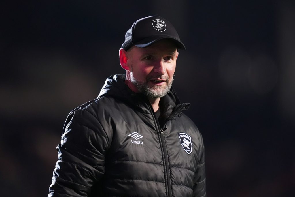 Hollywoodbets Sharks attach coach David Williams during the Investec Champions Cup match at Mattioli Woods Welford Road, Leicester. Picture date: Saturday December 14, 2024.