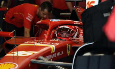 epa11767669 Scuderia Ferrari driver Charles Leclerc of Monaco sits in his car during the Formula One post-season test session at the Yas Marina Circuit racetrack in Abu Dhabi, United Arab Emirates, 10 December 2024. EPA/ALI HAIDER