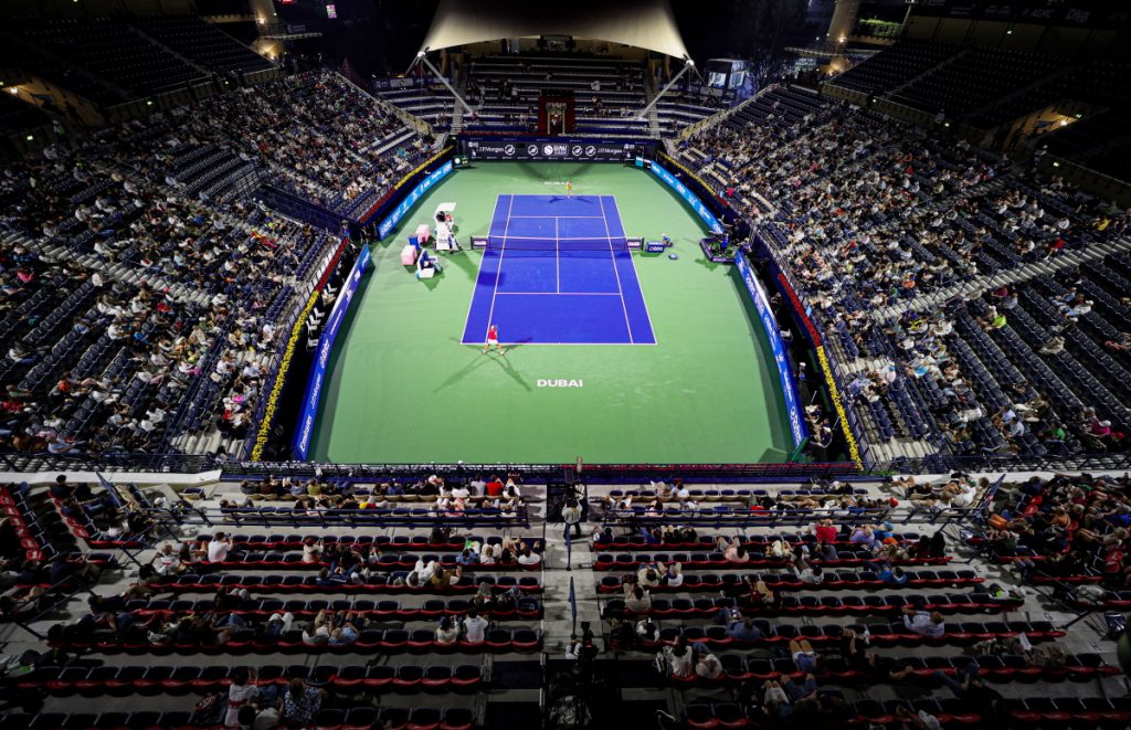 General Views of the DUbai Duty Free Tennis Championships